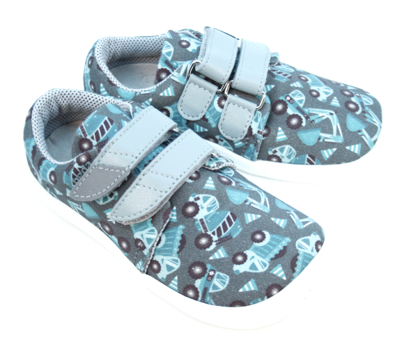 Beda Barefoot tenisky Trucks BF 0001/TEX/W Dětské sandále Renbut 13-106A