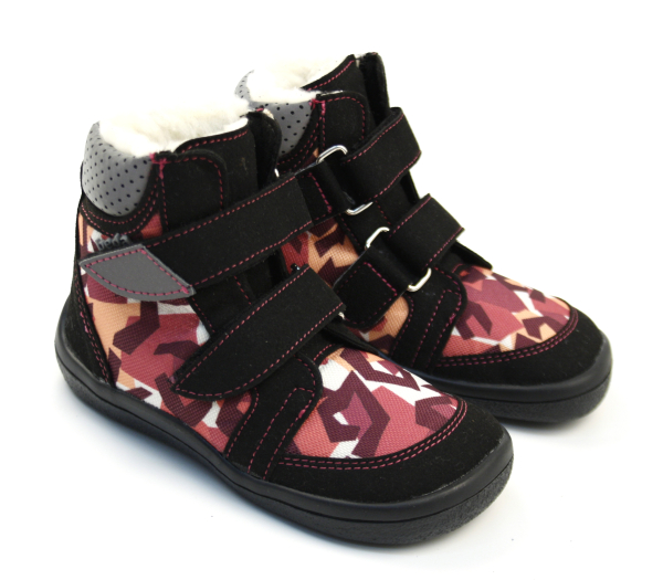 Beda Barefoot Black Candy s membránou BF0004/W/MK/NL Dětské sandále Renbut 13-106A