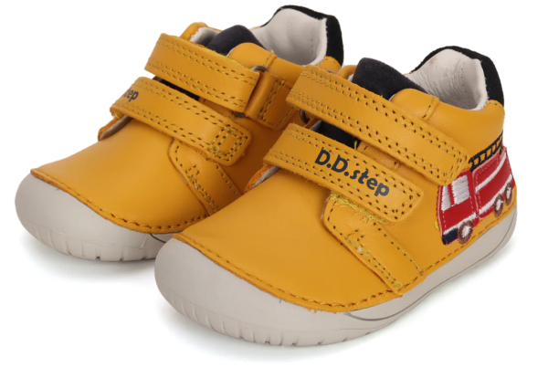 D.D. step Barefoot boty S070-41783A Yellow Dětské sandále Renbut 13-106A