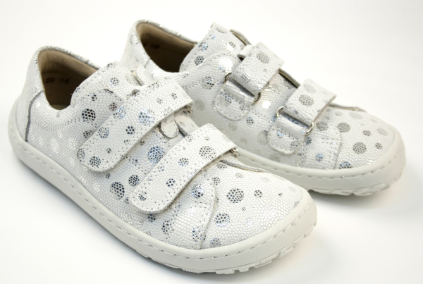 Froddo Barefoot G3130240-15 White Shine Dětské sandále Renbut 13-106A