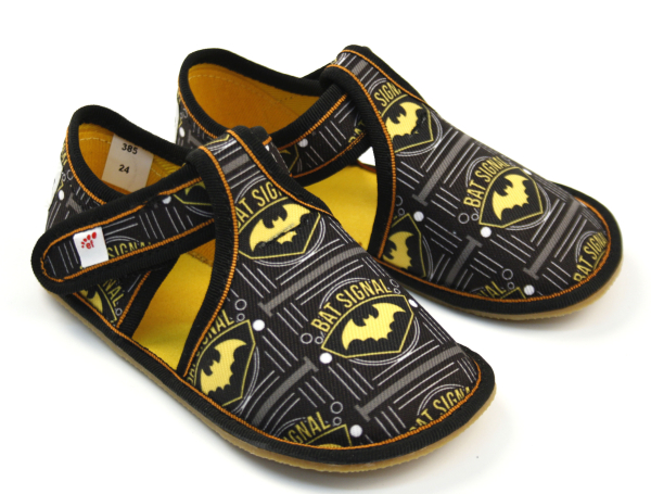 Ef Barefoot papuče 385 Bat Signal Dětské sandále Renbut 13-106A