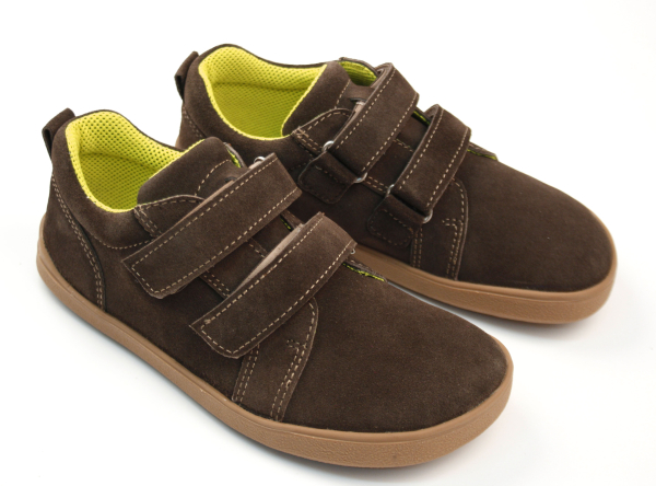 EF Barefoot Brown 23-3387 Dětské sandále Renbut 13-106A