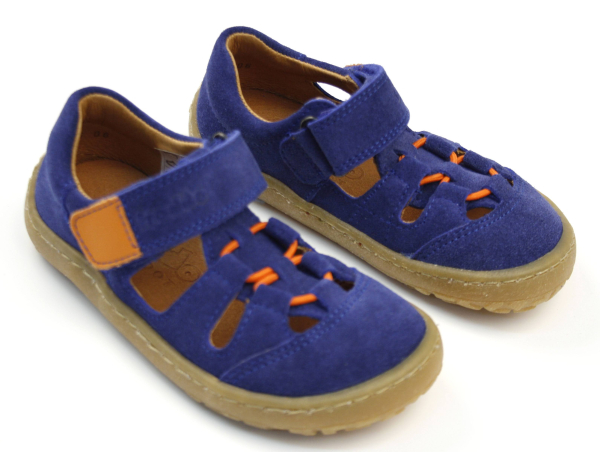 Froddo barefoot G3150262-1 Blue Electric Dětské sandále Renbut 13-106A