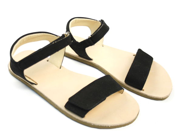 Dámské sandály EF Barefoot Black Dětské sandále Renbut 13-106A