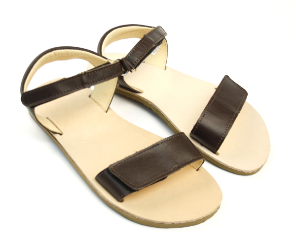 Dámské sandály EF Barefoot Brown Dětské sandále Renbut 13-106A