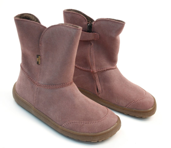 Froddo Barefoot zimní boty s membránou G3160238 Dark Pink Dětské sandále Renbut 13-106A