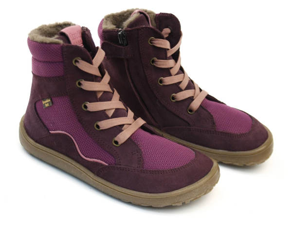 Froddo Barefoot zimní Tex membrána G3160234-2 Purple Dětské sandále Renbut 13-106A