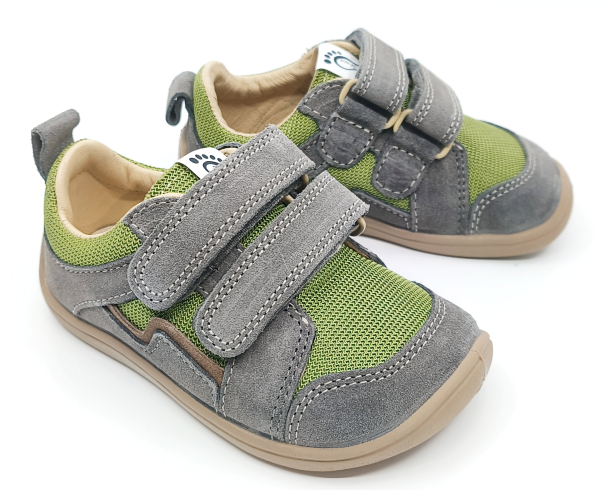 Barefoot boty 3F 3BE19/H34 Green Dětské sandále Renbut 13-106A