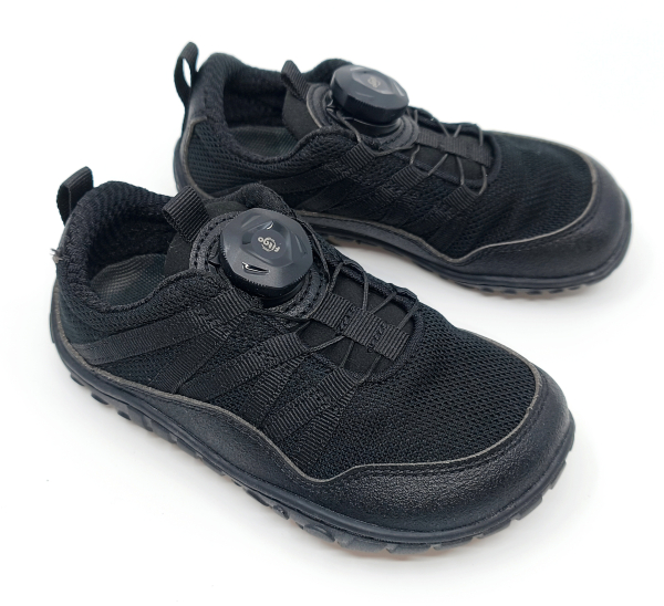 Saguaro Barefoot Kids Forestep Black Dětské sandále Renbut 13-106A