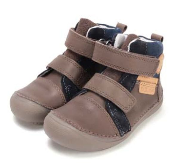 D.D.step Barefoot obuv A063-52570BM Chocolate Dětské sandále Renbut 13-106A
