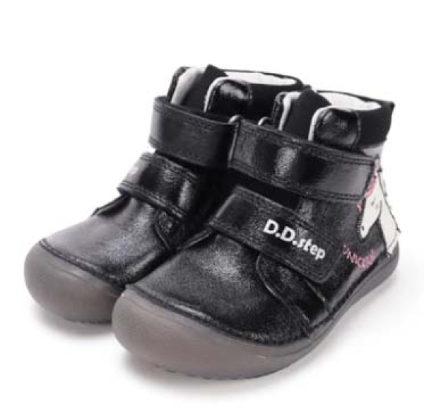 D.D.step Barefoot obuv A063-52815BM Black Dětské sandále Renbut 13-106A