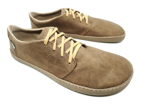 Pegres Barefoot BF81L Hnědá Dětské sandále Renbut 13-106A