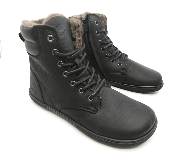 Koel Florence Lambswool Black Dětské sandále Renbut 13-106A