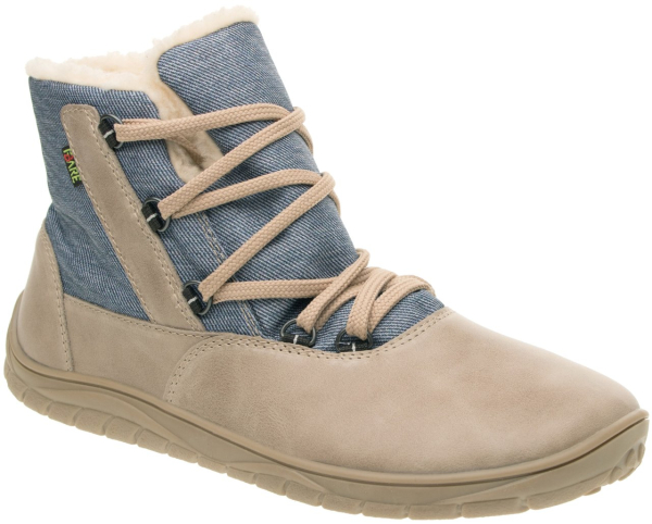 Fare Bare zimní barefoot boty B5743181 Dětské sandále Renbut 13-106A