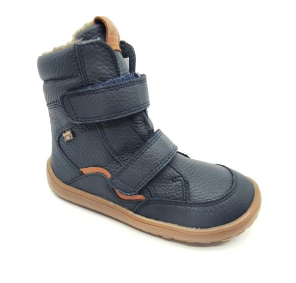 Froddo Barefoot zimní boty s membránou G3160246 Dark Blue Dětské sandále Renbut 13-106A