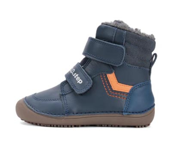 D.D.step Barefoot zimní obuv W063-52804A Royal Blue Dětské sandále Renbut 13-106A