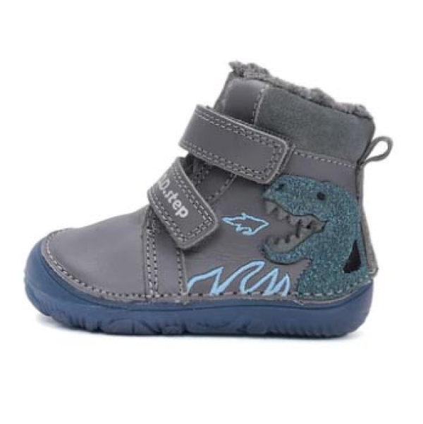 D.D.Step Barefoot zimní boty W073-52943B Dark Grey Dětské sandále Renbut 13-106A