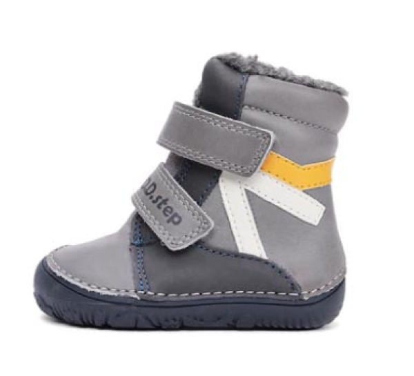 D.D.Step Barefoot zimní boty W073-52306 Grey Dětské sandále Renbut 13-106A