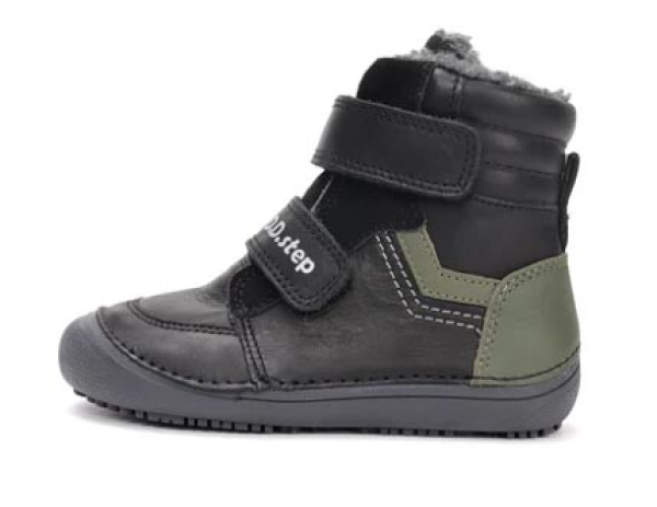 D.D.step Barefoot zimní obuv W063-52804B Black Dětské sandále Renbut 13-106A