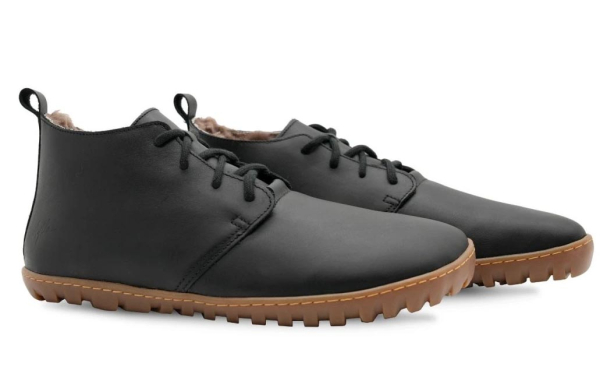 Aylla Tiksi Zimní Black Natural Dětské sandále Renbut 13-106A