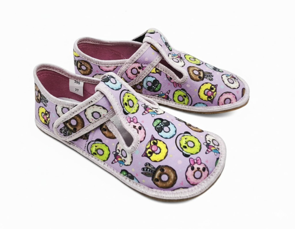 Ef Barefoot papuče 395 Donuts Dětské sandále Renbut 13-106A