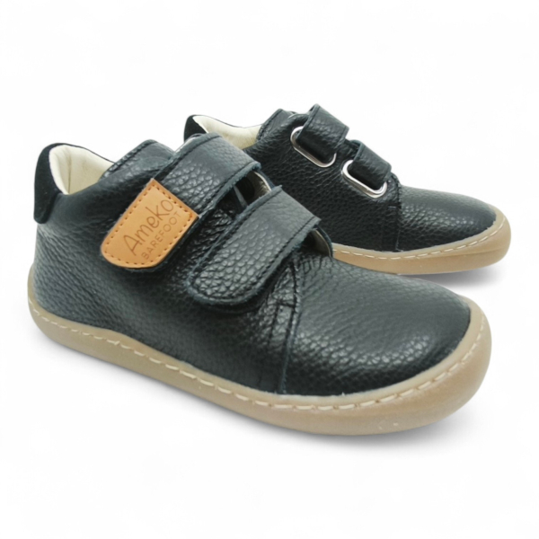 Ameko barefoot Otis Black Dětské sandále Renbut 13-106A
