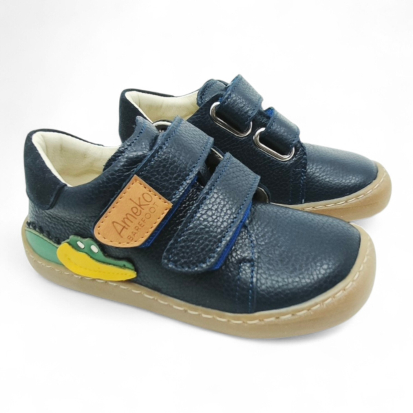 Ameko barefoot Otis Croco Navy Dětské sandále Renbut 13-106A