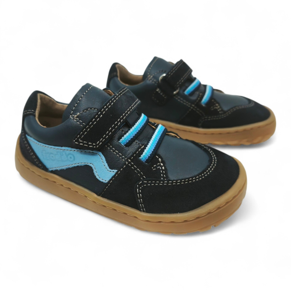Froddo Barefoot G3130286- Dark Blue Dětské sandále Renbut 13-106A