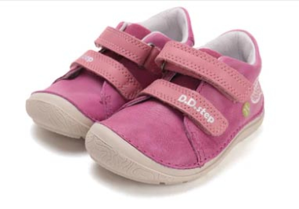 D.D. step Barefoot boty S116-61682D Hot Pink Dětské sandále Renbut 13-106A