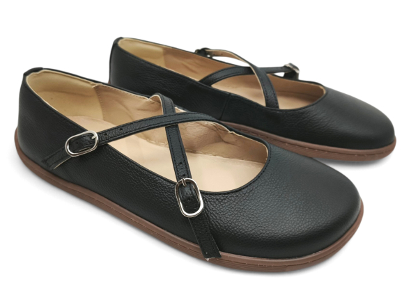 Peon barefoot kožené balerínky KA/N1324-1 Dětské sandále Renbut 13-106A