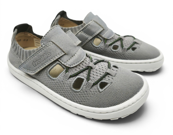 Froddo barefoot dětské sandály G3150296-2 Grey Dětské sandále Renbut 13-106A