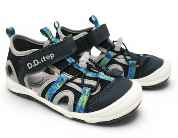 D.D.Step sandálky G065-61599 Royal Blue Dětské sandále Renbut 13-106A