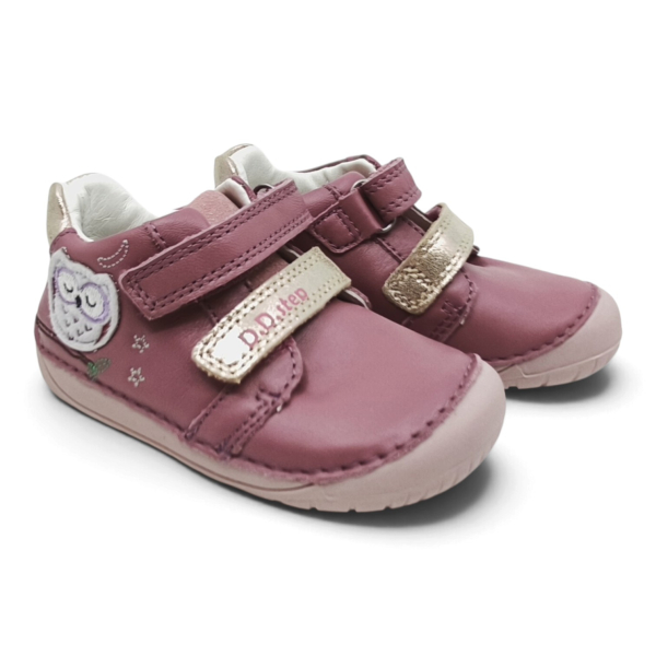 D.D. step Barefoot boty S070-62659B Raspberry Dětské sandále Renbut 13-106A