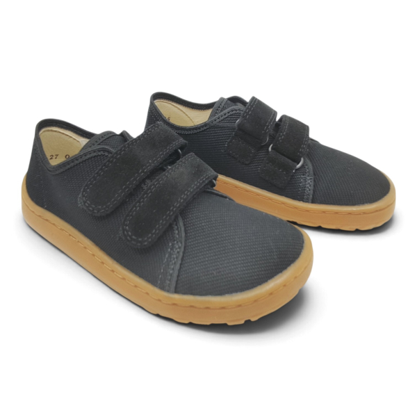 Froddo Barefoot Canvas G1700440 - 19 Black Dětské sandále Renbut 13-106A