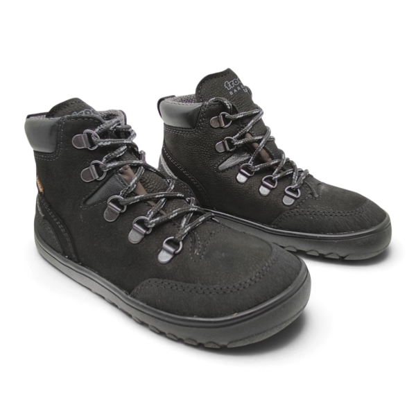 Froddo Barefoot UP Treil Tex G3110290-10 Black Dětské sandále Renbut 13-106A