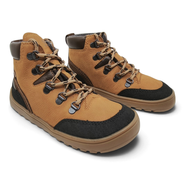 Froddo Barefoot UP Treil Tex G3110290-1 Cognac Dětské sandále Renbut 13-106A