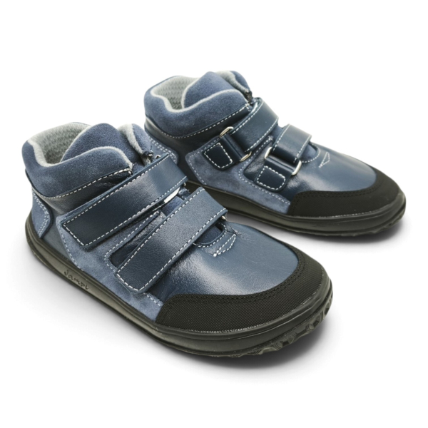 Jonap Barefoot Mia Modrá Dětské sandále Renbut 13-106A