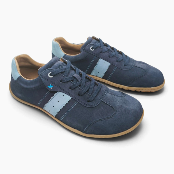 Koel Barefoot Flex Ilo Suede Navy Dětské sandále Renbut 13-106A