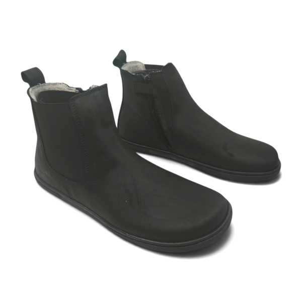 Koel Barefoot Filas Merino Black Dětské sandále Renbut 13-106A