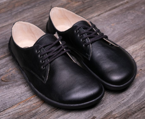 BeLenka Barefoot City Black Dětské sandále Renbut 13-106A