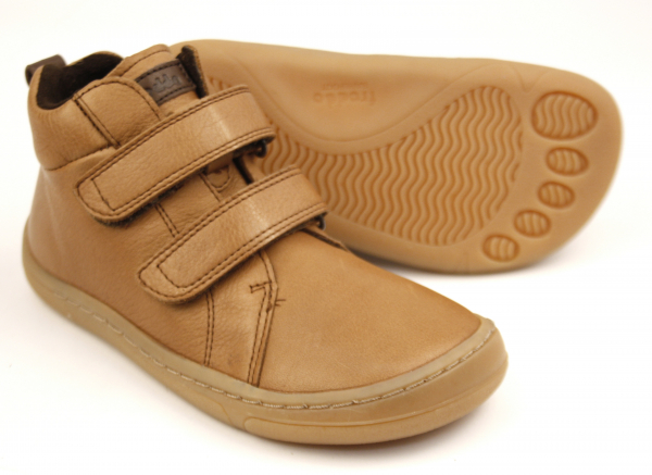 Froddo Barefoot Cognac Dětské sandále Renbut 13-106A