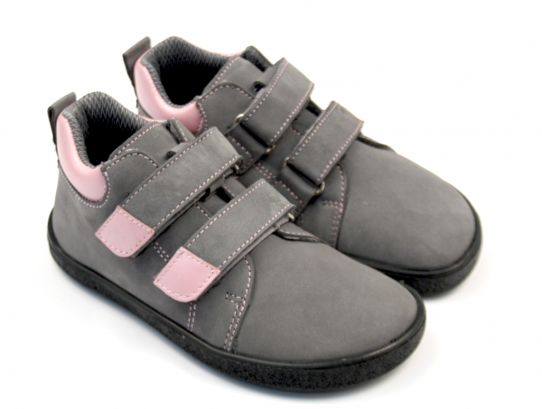 EF Barefoot Bea Grey Rose Dětské sandále Renbut 13-106A