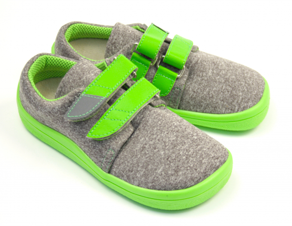 Beda Barefoot Soft Lime Dětské sandále Renbut 13-106A