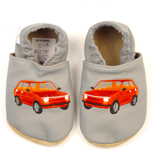 Kožené capáčky baBice barefoot - Fiat Dětské sandále Renbut 13-106A