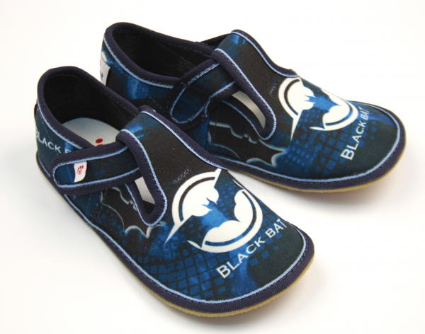 Ef Barefoot papuče 395 Black Bat Dětské sandále Renbut 13-106A
