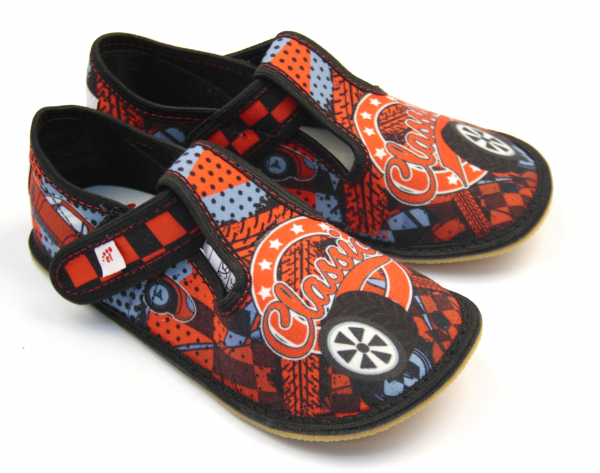 Ef Barefoot papuče 395 Racer Dětské sandále Renbut 13-106A