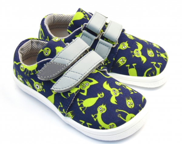 Beda Barefoot tenisky Monsters Dětské sandále Renbut 13-106A