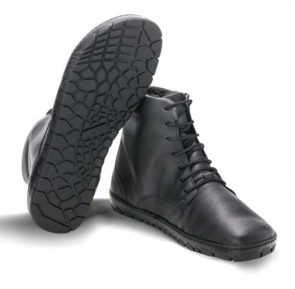Zaqq Quintic Winter Vegan Black Dětské sandále Renbut 13-106A