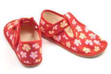 Beda Barefoot papučky Red Flower Beda Barefoot papučky Red Flower