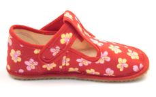 Beda Barefoot papučky Red Flower Beda Barefoot papučky Red Flower
